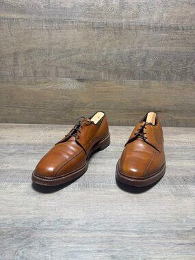 Allen Edmonds Hillcrest Chestnut Leather Derby Shoes Men's Size 11B